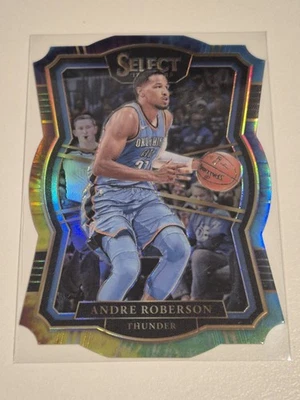 2017-18 Panini Select "Premier Level" Tie-Dye Prizm Die-Cut /25 - Andre Roberson - Image 1 of 2