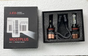New MOSTPLUS H11 H8 H9 LED Headlight Conversion Kit - MOSTPLUS R6 DC8-32V 6000K - Picture 1 of 6