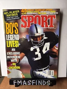 PR4 1991 BO JACKSON RAIDERS Oct SPORT Magazine Quiosco  - Imagen 1 de 1