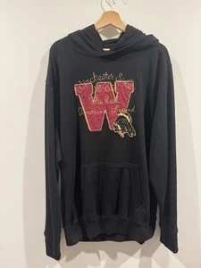 Winchester Black Hoodie XXL - Patchwork Hooded Sweatshirt - Picture 1 of 4
