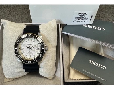 Seiko Prospex King Samurai SRPE37J1 Fabricado no Japão Kit Completo Novo em folha - Imagem 1 de 4