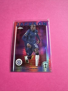 Nicolas Jackson Topps Chrome UCC Purple /175 Chelsea Fc 2025 - Picture 1 of 3