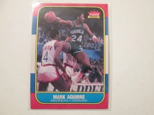 1986 Fleer Basketball Mark Aguirre Dallas Mavericks - Picture 1 of 1