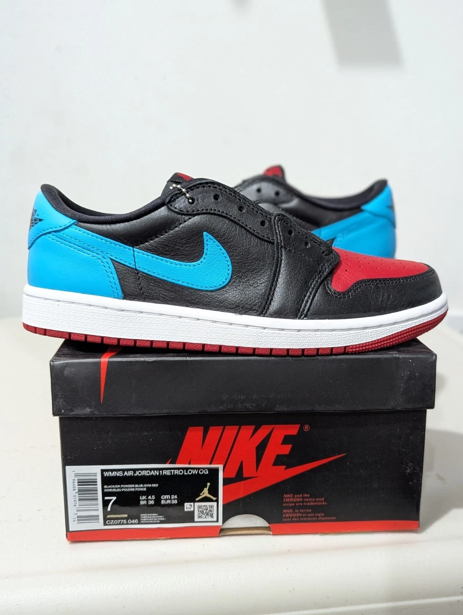Jordan 1 Retro OG Low NC to Chi W for sale | eBay