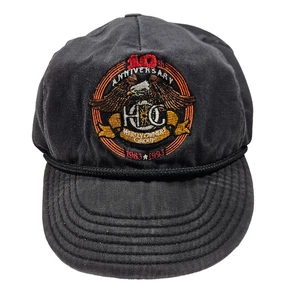 VTG 90s 1993 Harley Davidson Hat Harley Owners Group 10th Anniversary Black USA - Picture 1 of 16