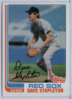 1982 Topps #589 Dave Stapleton in EXMT Condition Red Sox - Image 1 of 2
