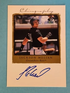 1999 SP Top Prospects Chirography AUTO Jackson Melian Greensboro Bats #JM ⚾ - Picture 1 of 2