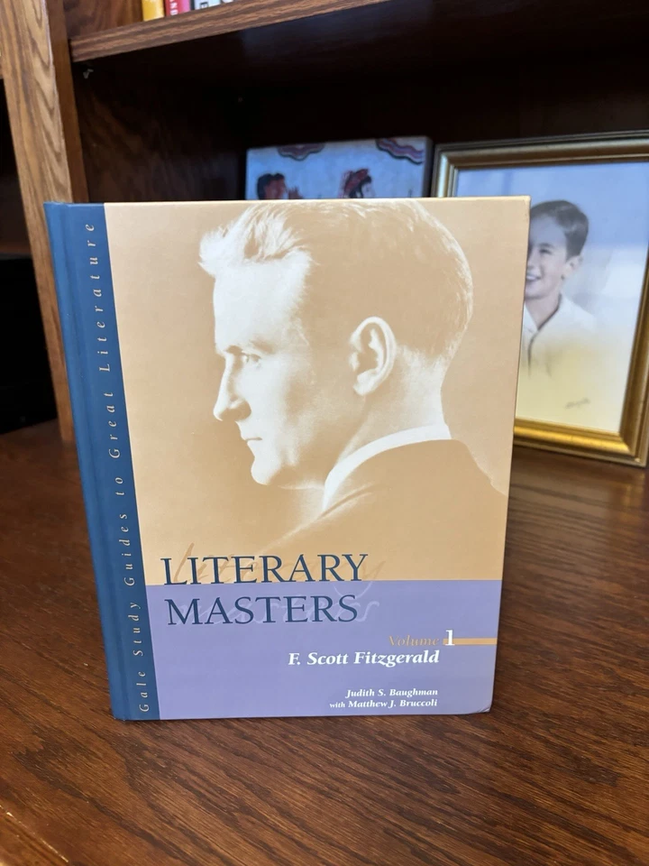 Literary Masters. Vol. 1. F. Scott Fitzgerald. 1st HC Ptg. GG 2000. Fine - - Image 1 of 4