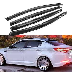 Juego de 4 viseras de ventana acrílicas estilo JDM para Kia Optima 2011-2015 lluvia ∫ - Imagen 1 de 10