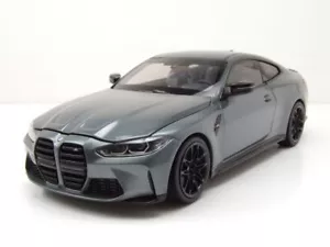 BMW M4 2020 Grigio Metallizzato Modellino Auto 1:18 Minichamps - Foto 1 di 11