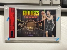 2015-16 Panini Black Gold Golden Discs Black Gold Tim Duncan 14K Soild 15/20