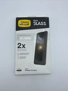OtterBox 2X Anti-Scratch Apple iPhone Mini 12 Alpha Glass Screen Protector - Picture 1 of 2