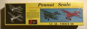 Sterling Models (Pa.) S.F. 5A / Fokker D8 Model Airplane WW1 Peanut Scale SEALED