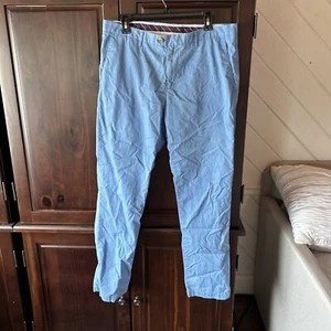 ben sherman Light Blue Slim Leg Cotton Pants 34x32 - Picture 1 of 7