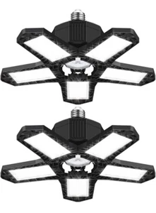 LED Garage Lights, 2 Pack 12000LM Ultra Bright 120W LED Garage Ceiling Lights - Picture 1 of 7