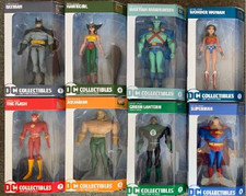 DC Collectibles Justice League Animated Action Figures Set Of 8 MIB! JLU! RARE!