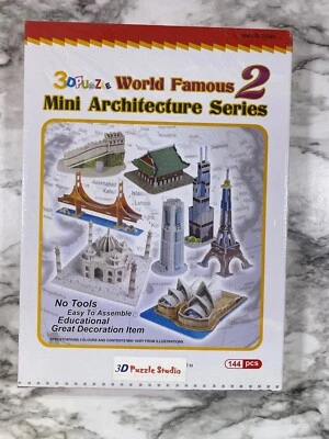 3D Puzzle World Famous Mini Architecture Series 2 NEW - Image 1 of 2