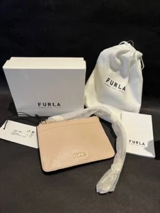 FURLA Babylon S Card Case Kartenetui mit Riemen Saffiano Leder neu - Bild 1 von 6