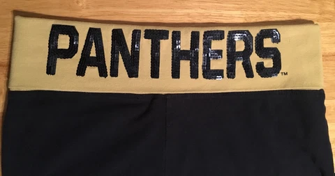 Pitt Panthers Yoga Pants Size Medium With Sequins And Logo Cover