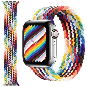 Oryginalna bransoletka Apple Watch pleciona pętla solo 44mm Pride Edition - Zdjęcie 1 z 9