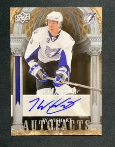 2009-10 Upper Deck Artifacts Autofacts Ty Wishart #AF-TW Auto Lightning - Bild 1 von 2