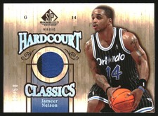 2007-08 SP Game Used Hardcourt Classics Patch #HCJN Jameer Nelson Jersey /50