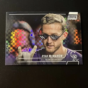 2022 Topps Stadium Club Chrome Ryan McMahon  X-Fractor 222 Colorado Rockies - Picture 1 of 2