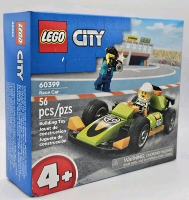 Nuevo y sellado de fábrica LEGO City 60399 verde coche de carreras construcción juguete 56 piezas Foto 1 de 4