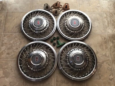 (4) 1991 - 95 Oldsmobile 88 98 Toronado 15 英寸线辐轮毂盖车轮盖 #4113 — 第 1/4 张图片