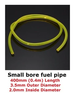 3.5mm 2mm BORE FLYMO MAXI-TRIM STRIMMER CHAINSAW 2STROKE FUEL GAS PIPE HOSE 0.4m - Picture 1 of 6
