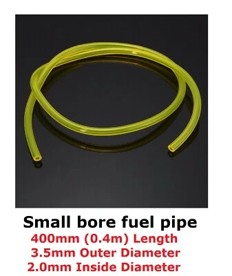 3.5mm 2mm BORE FLYMO MAXI-TRIM STRIMMER CHAINSAW 2STROKE FUEL GAS PIPE HOSE 0.4m - Image 1 of 4