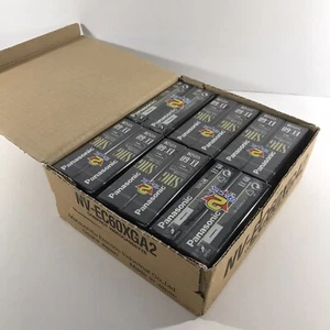 Videocassette compacto Panasonic NV-EC60 6 paquetes sellados 12 piezas en caja original - Imagen 1 de 10
