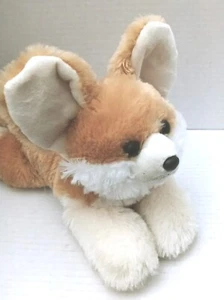 Aurora Plush Fennec Fox Stuffed Animal Floppy Weighted Bean Bag Lovey Toy 13"L - Picture 1 of 10