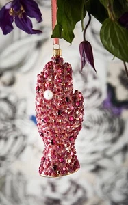 Neiman Marcus Christian Lacroix Embellished Hands Glass Ornament - New - Picture 1 of 1
