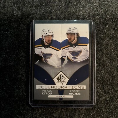 2022-23 SP Authentic - Collaborations #C-22 Jordan Kyrou, Robert Thomas - Image 1 of 2