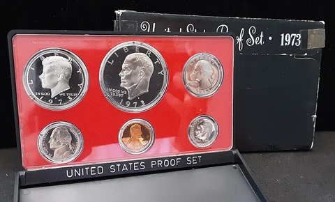 1973 U.S. PROOF SET - ORIGINAL BOX Cover