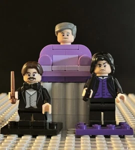LEGO Harry Potter Minifigure lot (3) - Snape; Armchair Horace; Filius Flitwick - Picture 1 of 7