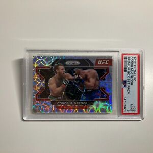 Conor McGregor 2022 Panini Prizm UFC Premium Box Set Scope Card 97/99 #39 PSA 9