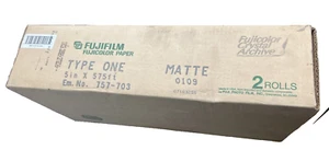 2 Rollen FUJIFILM FUJICOLOR Crystal Archive Typ matt 0109 Fotopapier 5" x 575' - Bild 1 von 6