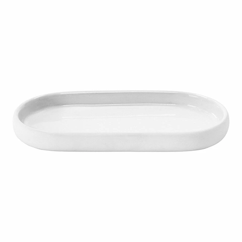 Blomus Tray Sono, plateau de service, étagère, céramique, blanc, 10 x 19 cm, ... - Photo 1/1