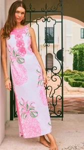 Lilly Pulitzer NWT Marleigh Maxi Shift Party Like A Pineapple 🦄 Size 6,8 - Picture 1 of 22