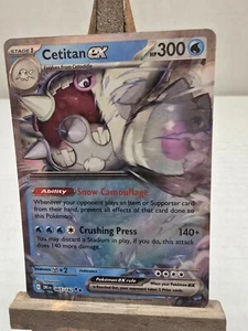 Juego de cartas coleccionables Pokémon Cetitan ex 065/182 2025 Destined Rivals doble raro - Envío gratuito - Imagen 1 de 3