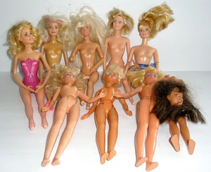 Barbie Puppe Puppen Konvolut 9 80er 90er Jahre eine für Ersatzteile - Bild 1 von 7