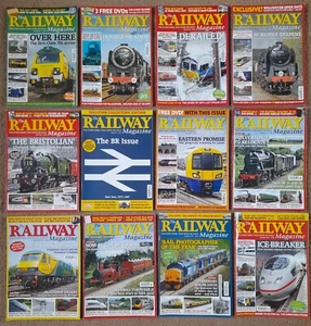 The Railway Magazine 2010 January to December (12 Issues): Steam Diesel Electric - Picture 1 of 4
