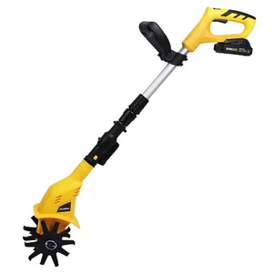 20V Cordless Electric Tiller,Garden Cultivator 250RPM Battery Powered Rototiller - Picture 1 of 13