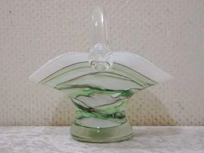 iuzt4r - Design Glas Korb Schale Vintage Handgefertigt - 18 cm - Bild 1 von 4