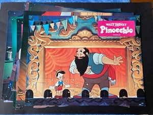 Pinocchio 9 photos /affichettes d'exploitation French lobby cards - Foto 1 di 10