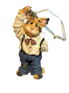 Boyds #271801 Fletcher Puckerup Holiday Kisses Purrstone Collection Ornament - Picture 1 of 10
