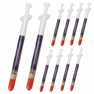 10x Heatsink Thermal Silicone Compound Paste Grease Syringe For PC CPU Processor - Picture 1 of 15