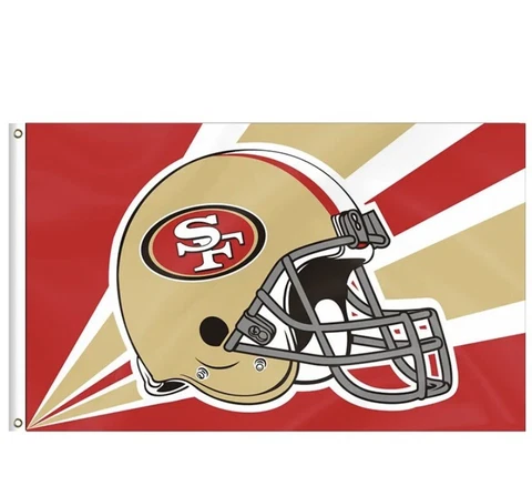 San Francisco 49ers 3x5 Flag Single Sided Banner NFL FAST FREE Shipping Cover